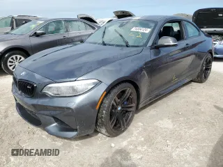 2018 BMW M2 with VIN WBS1J5C58JVD36694, listed as a Copart auction lot 74334124 with 0 mi miles and Non Repairable. Bid and sale history available at carsss.com. Image 1.