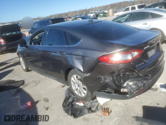 2016 Ford Fusion S with VIN 3FA6P0G72GR341196, listed as a Copart auction lot 81488924 with 110,262 mi miles and Salvage Title. Bid and sale history available at carsss.com. Image 2.