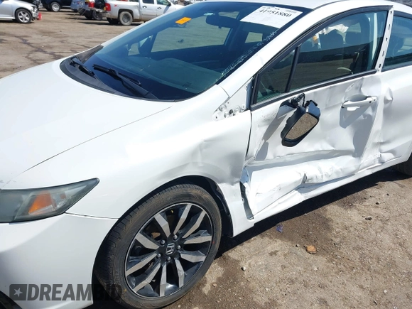 2015 Honda Civic EX-L with VIN 19XFB2F97FE041196, listed as a IAAI auction lot 41951880 with 95,797 mi miles and . Bid and sale history available at DreamBid. Image 6.