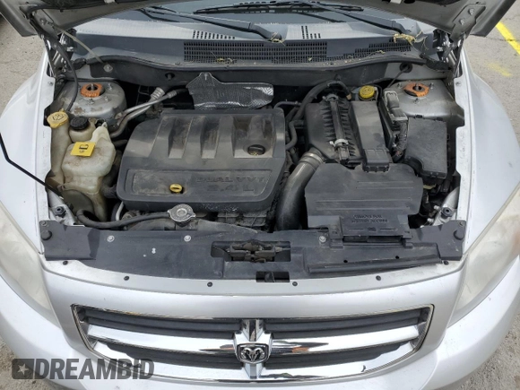 2008 Dodge Caliber R/T with VIN 1B3HB78K28D503675, listed as a Copart auction lot 42827395 with 161,960 mi miles and Salvage Title. Bid and sale history available at DreamBid. Image 12.