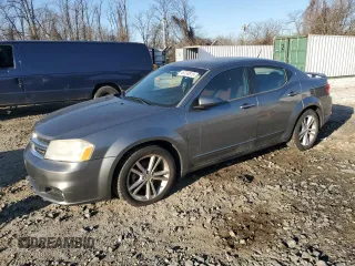 2012 Dodge Avenger SXT Plus with VIN 1C3CDZEG1CN264612, listed as a Copart auction lot 48738615 with 126,058 mi miles and Clean Title. Bid and sale history available at carsss.com. Image 1.