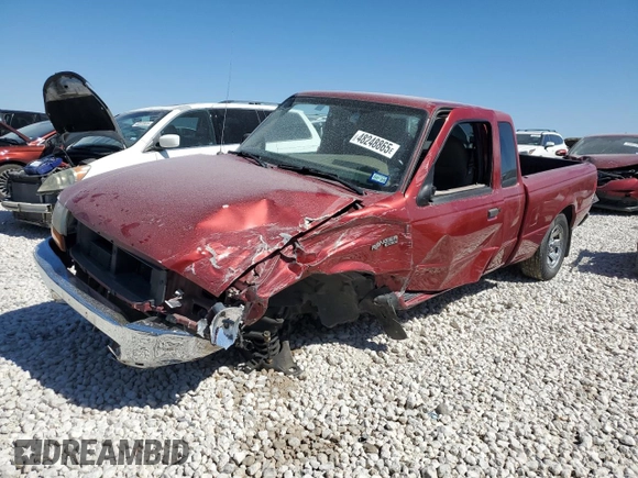 2000 Ford Ranger XL with VIN 1FTYR14V6YPA45161, listed as a Copart auction lot 48248865 with 107,768 mi miles and Salvage Title. Bid and sale history available at DreamBid. Image 1.