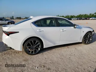 2024 Lexus IS 350 F Sport with VIN JTHGZ1E29R5035333, listed as a Copart auction lot 61544585 with 9,959 mi miles and Salvage title. Bid and sale history available at DreamBid. Image 3.