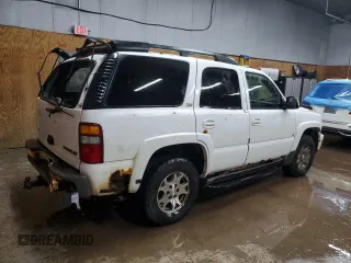2003 Chevrolet Tahoe Z71 z VIN 1GNEK13Z83R162966, wystawiony jako Copart lot #54363635 z przebiegiem Nie podano mil oraz Czysty tytuł • Clean title. Historia ofert i sprzedaży dostępna na DreamBid. Obrazek 3.