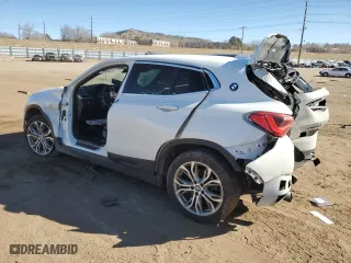 2020 BMW X2 xDrive28i with VIN WBXYJ1C04L5P43529, listed as a Copart auction lot 46868775 with 0 mi miles and Salvage Title. Bid and sale history available at carsss.com. Image 2.