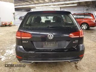 2018 Volkswagen Golf SportWagen S with VIN 3VW117AU0JM750327, listed as a Copart auction lot 39129214 with 77,257 mi miles. Bid and sale history available at carsss.com. Image 6.