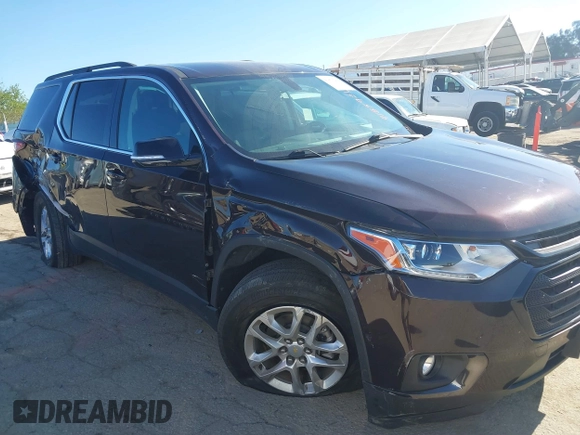 2020 Chevrolet Traverse LT Cloth with VIN 1GNERGKW9LJ319473, listed as a IAAI auction lot 41859216 with 63,159 mi miles. Bid and sale history available at carsss.com. Image 6.
