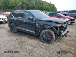 2024 Genesis GV80 z VIN KMUHCESC1RU150930, wystawiony jako Copart lot #57501135 z przebiegiem 22 320 mil mil oraz Szkoda całkowita • Salvage title. Historia ofert i sprzedaży dostępna na DreamBid. Obrazek 6.