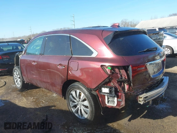 2014 Acura MDX Technology with VIN 5FRYD3H47EB004439, listed as a IAAI auction lot 41738172 with 169,946 mi miles and . Bid and sale history available at DreamBid. Image 6.