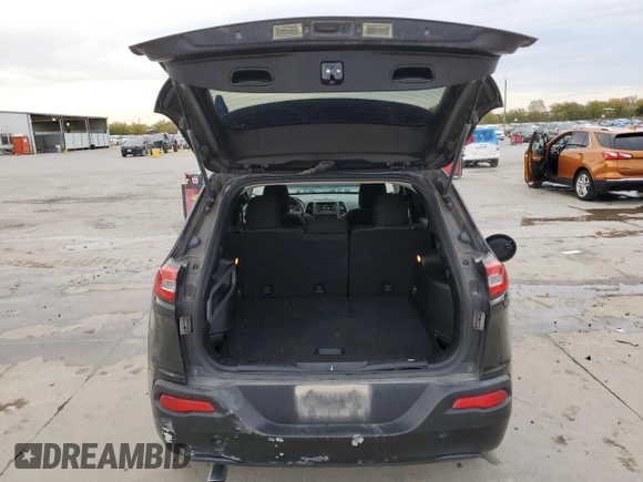 2016 Jeep Cherokee 75th Anniversary with VIN 1C4PJMCB4GW194460, listed as a Copart auction lot 82415924 with 123,645 mi miles and Salvage Title. Bid and sale history available at carsss.com. Image 6.