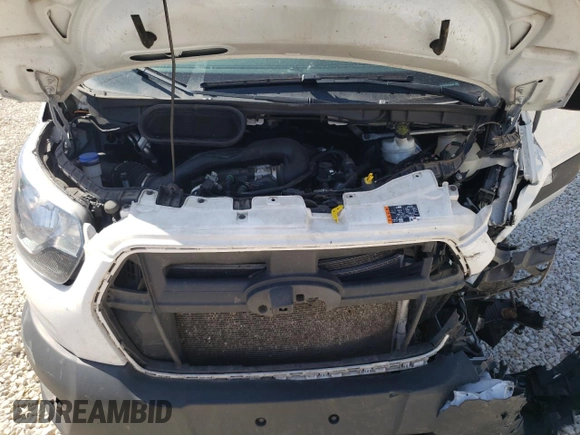 2021 Ford Transit Cargo with VIN 1FTBW3X85MKA89109, listed as a Copart auction lot 56777475 with Not provided miles and Salvage title. Bid and sale history available at DreamBid. Image 12.