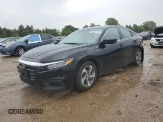 2019 Honda Insight EX with VIN 19XZE4F53KE031790, listed as a Copart auction lot 58304745 with 38,030 mi miles and Salvage title. Bid and sale history available at DreamBid. Image 1.