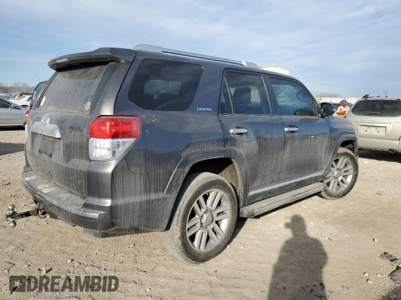 2010 Toyota 4Runner Trail with VIN JTEBU5JR6A5024617, listed as a Copart auction lot 47258695 with 189,729 mi miles and Salvage Title. Bid and sale history available at DreamBid. Image 3.