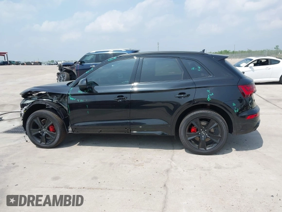 2025 Audi Q5 S line Premium z VIN WA1GAAFY3S2040329, wystawiony jako IAAI lot #41896569 z przebiegiem 2 575 mil mil oraz . Historia ofert i sprzedaży dostępna na DreamBid. Obrazek 14.