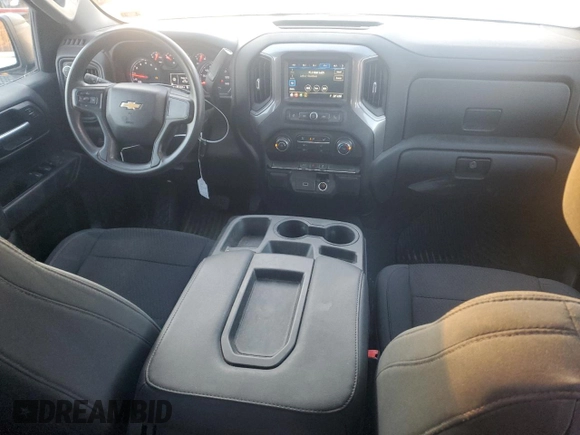 2019 Chevrolet Silverado 1500 Custom with VIN 1GCRYBEH7KZ416040, listed as a Copart auction lot 89001255 with 84,320 mi miles and Salvage Title. Bid and sale history available at DreamBid. Image 8.