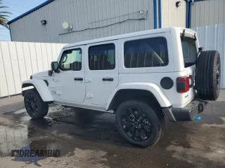 2024 Jeep Wrangler Sahara with VIN 1C4RJXP67RW232094, listed as a Copart auction lot 54521285 with 17,795 mi miles and Clean Title. Bid and sale history available at DreamBid. Image 2.