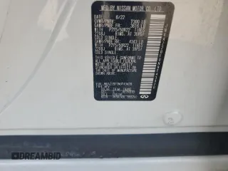 2022 Infiniti QX80 SENSORY with VIN JN8AZ2BF0N9743420, listed as a Copart auction lot 76709314 with 53,132 mi miles and Non Repairable. Bid and sale history available at carsss.com. Image 12.