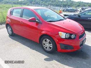 2012 Chevrolet Sonic LT with VIN 1G1JC6SH3C4111925, listed as a IAAI auction lot 42808492 with 145,280 mi miles and . Bid and sale history available at DreamBid. Image 1.