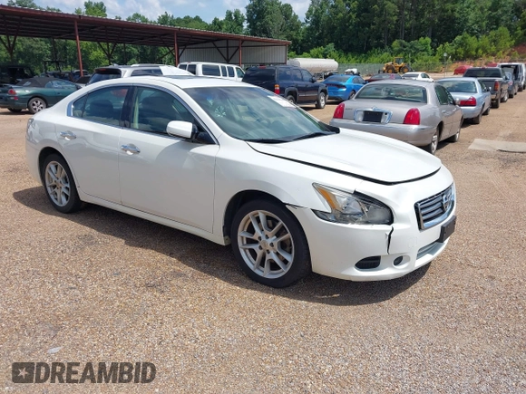 2014 Nissan Maxima SV with VIN 1N4AA5AP2EC443353, listed as a IAAI auction lot 42538040 with 174,615 mi miles and . Bid and sale history available at DreamBid. Image 1.