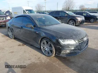 2014 Audi A7 3.0 Prestige with VIN WAU2GAFC6EN030266, listed as a IAAI auction lot 41439486 with 160,917 mi miles. Bid and sale history available at carsss.com. Image 1.