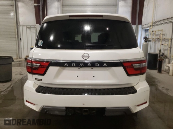 2022 Nissan Armada SV with VIN JN8AY2AD3N9675519, listed as a Copart auction lot 88018885 with 75,802 mi miles and Salvage Title. Bid and sale history available at carsss.com. Image 6.