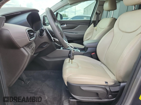 2019 Hyundai Santa Fe SE с VIN 5NMS23AD7KH134965, выставлен на аукционе Copart как лот 63212975 с пробегом 50 196 миль миль и Списание • Salvage title. История ставок и продаж доступна на DreamBid. Изображение 7.