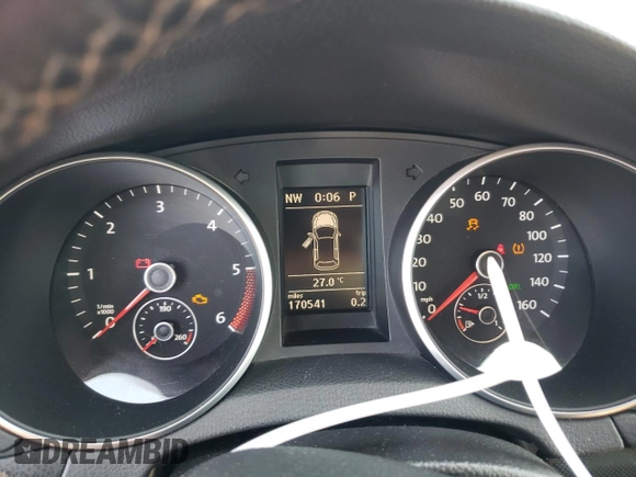 2012 Volkswagen Jetta SportWagen TDI w/Sunroof & Nav with VIN 3VWPL7AJ2CM637458, listed as a Copart auction lot 55668064 with 170,541 mi miles and Salvage Title. Bid and sale history available at carsss.com. Image 9.