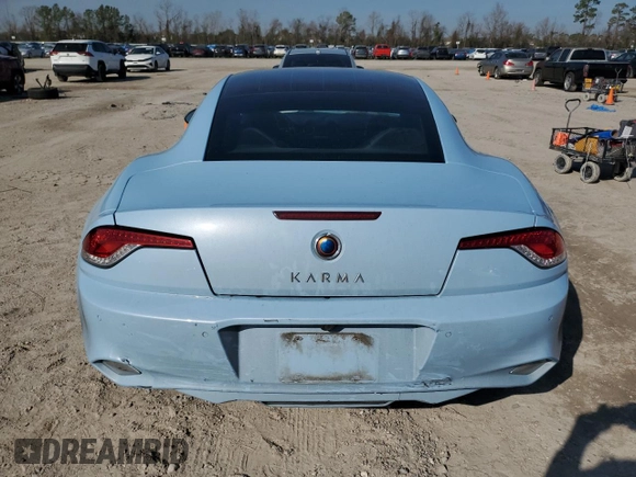 2018 Karma Revero z VIN 50GK41SA7JA000293, wystawiony jako Copart lot #47219835 z przebiegiem 31 592 mil mil oraz Szkody całkowita. Historia ofert i sprzedaży dostępna na DreamBid. Obrazek 6.