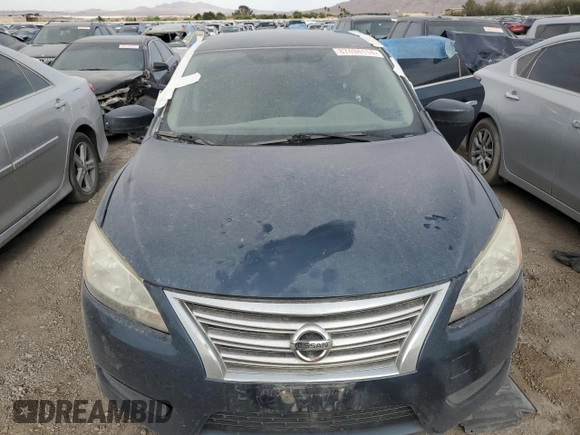 2013 Nissan Sentra SV with VIN 3N1AB7AP7DL726467, listed as a Copart auction lot 87494114 with Not Provided miles and Salvage Title. Bid and sale history available at DreamBid. Image 5.