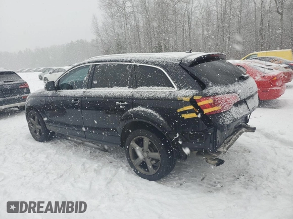 2015 Audi Q7 3.0T Vorsprung Edition with VIN WA1WGCFE0FD001297, listed as a Copart auction lot 43398965 with 136,498 mi miles and Salvage Title. Bid and sale history available at carsss.com. Image 2.