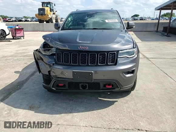 2018 Jeep Grand Cherokee Trailhawk with VIN 1C4RJFLG7JC467934, listed as a Copart auction lot 56193335 with 57,578 mi miles and Salvage title. Bid and sale history available at DreamBid. Image 14.