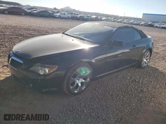 2005 BMW 6 Series 645Ci with VIN WBAEK73445B326867, listed as a Copart auction lot 80793824 with 78,988 mi miles and Clean Title. Bid and sale history available at carsss.com. Image 1.