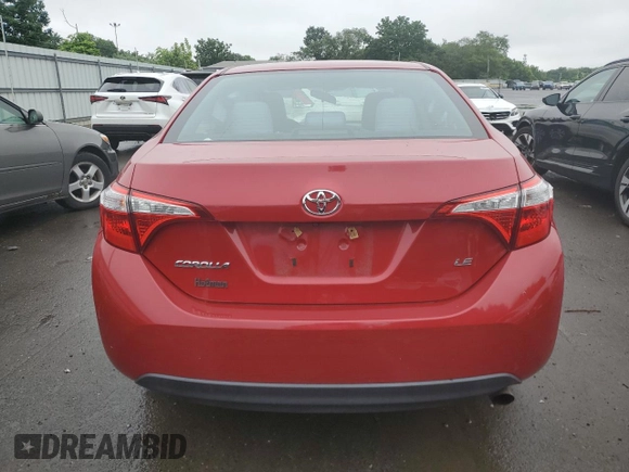 2016 Toyota Corolla L with VIN 2T1BURHE5GC655854, listed as a Copart auction lot 61056625 with 93,590 mi miles and Salvage title. Bid and sale history available at DreamBid. Image 6.