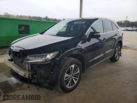 2018 Acura RDX w/Advance Pkg with VIN 5J8TB3H70JL009762, listed as a Copart auction lot 50264555 with 91,120 mi miles and Salvage Title. Bid and sale history available at carsss.com. Image 1.