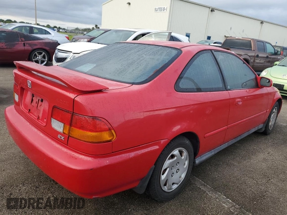 1996 Honda Civic EX z VIN 1HGEJ8147TL039174, wystawiony jako Copart lot #74813904 z przebiegiem 1 146 007 mil mil oraz Szkoda całkowita • Salvage title. Historia ofert i sprzedaży dostępna na DreamBid. Obrazek 3.