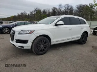 2015 Audi Q7 Premium Plus with VIN WA1LGAFE7FD029637, listed as a Copart auction lot 56596535 with 131,381 mi miles and Salvage Title. Bid and sale history available at DreamBid. Image 1.