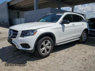 2017 Mercedes-Benz GLC with VIN WDC0G4JBXHF260444, listed as a Copart auction lot 50964555 with 31,823 mi miles and Salvage Title. Bid and sale history available at carsss.com. Image 1.