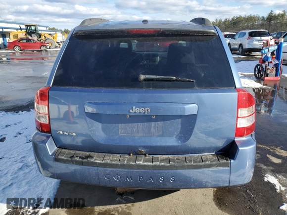 2007 Jeep Compass Sport with VIN 1J8FF47W87D210173, listed as a Copart auction lot 88045195 with 210,376 mi miles and Salvage Title. Bid and sale history available at carsss.com. Image 6.