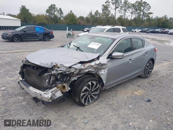 2017 Acura ILX w/Premium/A-SPEC Pkg with VIN 19UDE2F8XHA011848, listed as a IAAI auction lot 41175499 with 110,455 mi miles. Bid and sale history available at carsss.com. Image 18.