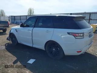 2015 Land Rover Range Rover Sport HSE with VIN SALWR2VF4FA624677, listed as a IAAI auction lot 42041223 with 59,360 mi miles and . Bid and sale history available at DreamBid. Image 3.