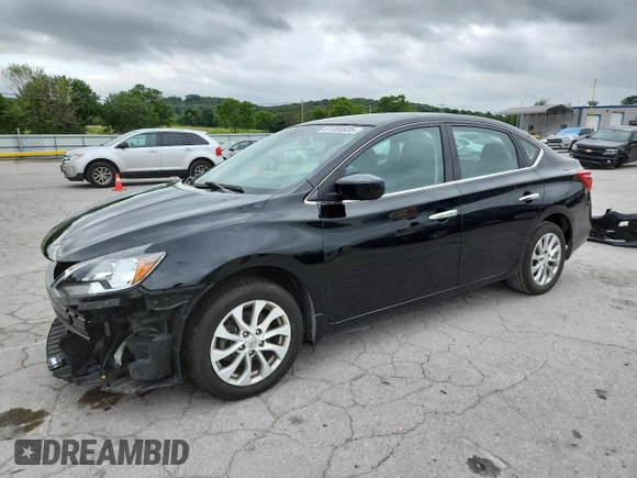2018 Nissan Sentra SV with VIN 3N1AB7AP6JL622015, listed as a Copart auction lot 61285935 with 124,167 mi miles and Salvage title. Bid and sale history available at DreamBid. Image 1.