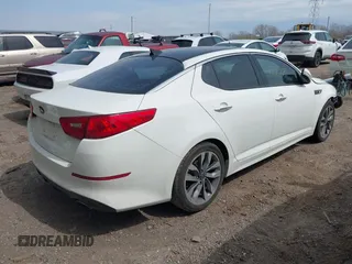 2014 Kia Optima SXL Turbo with VIN 5XXGR4A62EG265846, listed as a IAAI auction lot 42016278 with 168,805 mi miles and . Bid and sale history available at DreamBid. Image 4.