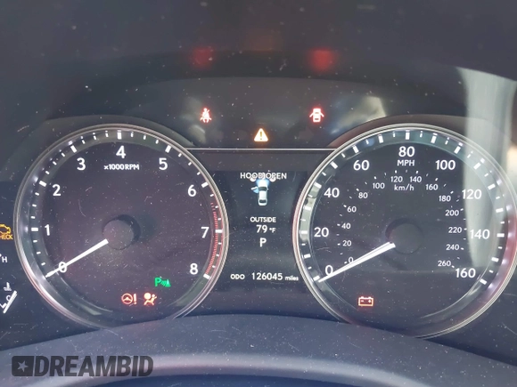 2013 Lexus GS 350 with VIN JTHBE1BL5D5008190, listed as a IAAI auction lot 41761202 with 126,045 mi miles. Bid and sale history available at carsss.com. Image 7.