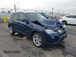 2016 BMW X3 sDrive28i with VIN 5UXWZ7C56G0M83583, listed as a IAAI auction lot 41517534 with 89,611 mi miles and . Bid and sale history available at DreamBid. Image 1.