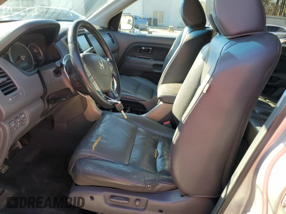 2007 Honda Pilot EX-L with VIN 5FNYF28737B042477, listed as a Copart auction lot 86172824 with 275,105 mi miles and Salvage Title. Bid and sale history available at DreamBid. Image 7.