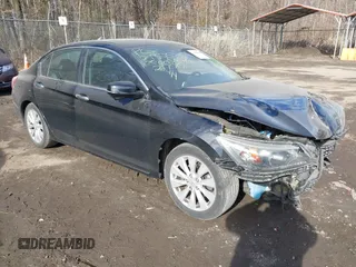 2014 Honda Accord EX-L with VIN 1HGCR2F81EA217717, listed as a IAAI auction lot 41660980 with 138,163 mi miles and . Bid and sale history available at carsss.com. Image 1.