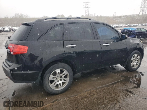 2009 Acura MDX Tech Pkg with VIN 2HNYD28649H531698, listed as a Copart auction lot 53667655 with 185,772 mi miles and Salvage Title. Bid and sale history available at carsss.com. Image 3.