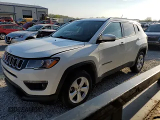 2021 Jeep Compass Latitude with VIN 3C4NJDBB9MT584206, listed as a Copart auction lot 53272225 with 95,937 mi miles and Salvage title. Bid and sale history available at DreamBid. Image 1.