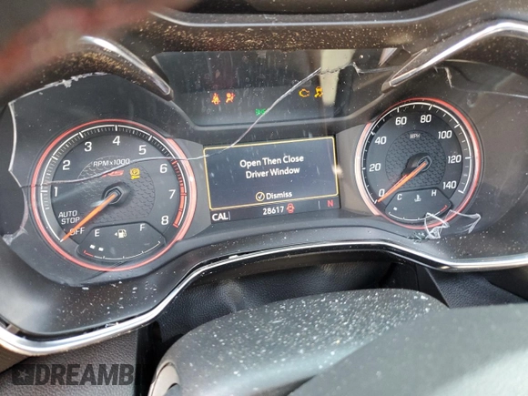 2022 Chevrolet TrailBlazer RS with VIN KL79MTSL1NB129698, listed as a Copart auction lot 69228913 with 28,617 mi miles. Bid and sale history available at carsss.com. Image 9.