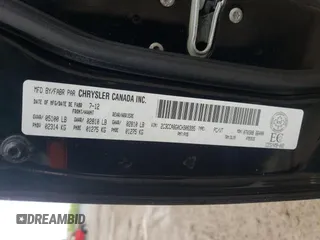 2012 Chrysler 300 S z VIN 2C3CCABG0CH306995, wystawiony jako Copart lot #58811675 z przebiegiem 127 498 mil mil oraz Szkoda całkowita • Salvage title. Historia ofert i sprzedaży dostępna na DreamBid. Obrazek 12.